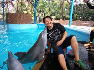  dicium Ari si Lumba-lumba pintar di Dolphin Bay